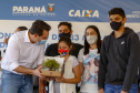 Arapongas, na Região Norte, vai dar um salto de qualidade na questão habitacional. Em ações desenvolvidas pelo Governo do Estado, a cidade vai ganhar nos próximos meses um novo bairro planejado, com 1.479 moradias divididas em duas fases, e uma unidade do Condomínio do Idoso, com 40 residências exclusivas para a terceira idade. - Arapongas, 30/09/2021 - Foto Gilson Abreu/AEN