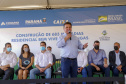 Arapongas, na Região Norte, vai dar um salto de qualidade na questão habitacional. Em ações desenvolvidas pelo Governo do Estado, a cidade vai ganhar nos próximos meses um novo bairro planejado, com 1.479 moradias divididas em duas fases, e uma unidade do Condomínio do Idoso, com 40 residências exclusivas para a terceira idade. - Arapongas, 30/09/2021 - Foto Gilson Abreu/AEN
