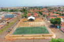 O governador Carlos Massa Ratinho Junior participou nesta quinta-feira (30), em Rolândia, na Região Norte, da inauguração de duas unidades do Meu Campinho, um dos principais programas de esporte e lazer do Governo do Estado. Ele anunciou  também a liberação de R$ 1.799.678,06 para a retomada da construção de um novo Centro Municipal de Educação Infantil (CMEI). 
Foto: Alessandro Vieira/SEDEST