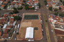O governador Carlos Massa Ratinho Junior participou nesta quinta-feira (30), em Rolândia, na Região Norte, da inauguração de duas unidades do Meu Campinho, um dos principais programas de esporte e lazer do Governo do Estado. Ele anunciou  também a liberação de R$ 1.799.678,06 para a retomada da construção de um novo Centro Municipal de Educação Infantil (CMEI). 
Foto Gilson Abreu/AEN