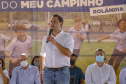 O governador Carlos Massa Ratinho Junior participou nesta quinta-feira (30), em Rolândia, na Região Norte, da inauguração de duas unidades do Meu Campinho, um dos principais programas de esporte e lazer do Governo do Estado. Ele anunciou  também a liberação de R$ 1.799.678,06 para a retomada da construção de um novo Centro Municipal de Educação Infantil (CMEI). 
Foto Gilson Abreu/AEN