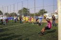 O governador Carlos Massa Ratinho Junior participou nesta quinta-feira (30), em Rolândia, na Região Norte, da inauguração de duas unidades do Meu Campinho, um dos principais programas de esporte e lazer do Governo do Estado. Ele anunciou  também a liberação de R$ 1.799.678,06 para a retomada da construção de um novo Centro Municipal de Educação Infantil (CMEI). 
Foto Gilson Abreu/AEN
