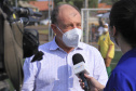 O governador Carlos Massa Ratinho Junior participou nesta quinta-feira (30), em Rolândia, na região Norte, da inauguração de duas unidades do Meu Campinho, um dos principais programas de esporte e lazer do Governo do Estado. Foto: Gustavo Pontes/SEDU