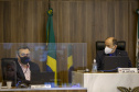 Secretário da Saúde,  Beto Preto, apresenta relatório com números da pandemia, durante audiência na Assembleia Legislativa  -  Curitiba, 05/10/2021  -  Foto Gilson Abreu/AEN