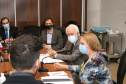 As novas oportunidades de parceria entre o Paraná e o Canadá foram o foco da visita de uma comitiva do Consulado Geral do Canadá a Curitiba nesta quarta-feira (6). O vice-governador Darci Piana recebeu, no Palácio Iguaçu, a cônsul-geral do Canadá em São Paulo, Heather Cameron. Foto: Camila Tonett/Vice-governadoria