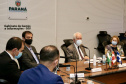 As novas oportunidades de parceria entre o Paraná e o Canadá foram o foco da visita de uma comitiva do Consulado Geral do Canadá a Curitiba nesta quarta-feira (6). O vice-governador Darci Piana recebeu, no Palácio Iguaçu, a cônsul-geral do Canadá em São Paulo, Heather Cameron. Foto: Camila Tonett/Vice-governadoria