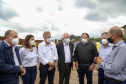 O governador em exercício Darci Piana vistoriou nesta quinta-feira (07) a construção do novo trevo da PR-281, e inaugurou uma unidade do Meu Campinho no distrito de Doutor Antonio Paranhos, em São Jorge D’Oeste, na região Sudoeste do Paraná. - São Jorge D’Oeste, 07/10/2021 -  Foto: Gilson Abreu/AEN