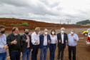O governador em exercício Darci Piana vistoriou nesta quinta-feira (07) a construção do novo trevo da PR-281, e inaugurou uma unidade do Meu Campinho no distrito de Doutor Antonio Paranhos, em São Jorge D’Oeste, na região Sudoeste do Paraná. - São Jorge D’Oeste, 07/10/2021 -  Foto: Gilson Abreu/AEN