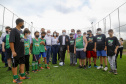O governador em exercício Darci Piana vistoriou nesta quinta-feira (07) a construção do novo trevo da PR-281, e inaugurou uma unidade do Meu Campinho no distrito de Doutor Antonio Paranhos, em São Jorge D’Oeste, na região Sudoeste do Paraná. - São Jorge D’Oeste, 07/10/2021 -  Foto: Gilson Abreu/AEN