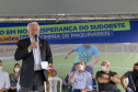 Lazer, geração de emprego e manutenção da limpeza e infraestrutura urbana. As ações fazem parte do pacote de anúncios confirmado nesta quinta-feira (07) pelo governador em exercício Darci Piana em visita à Nova Esperança do Sudoeste. - Nova esperança do Sudoeste, 07/10/2021  -  Foto: Gilson Abreu/AEN