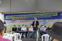 Lazer, geração de emprego e manutenção da limpeza e infraestrutura urbana. As ações fazem parte do pacote de anúncios confirmado nesta quinta-feira (07) pelo governador em exercício Darci Piana em visita à Nova Esperança do Sudoeste. - Nova esperança do Sudoeste, 07/10/2021  -  Foto: Gilson Abreu/AEN