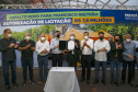O governador em exercício Darci Piana anunciou nesta quinta-feira (07) novos investimentos para Francisco Beltrão, no Sudoeste do Paraná. As ações do Governo do Estado contemplam equipamentos para a saúde, a pavimentação de 51 vias urbanas e o lançamento do edital de licitação para a construção de uma Delegacia Cidadã na cidade. -  Francisco Beltrão, 07/10/2021  -  Foto: Gilson Abreu/AEN