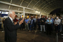 O governador em exercício Darci Piana anunciou nesta quinta-feira (07) novos investimentos para Francisco Beltrão, no Sudoeste do Paraná. As ações do Governo do Estado contemplam equipamentos para a saúde, a pavimentação de 51 vias urbanas e o lançamento do edital de licitação para a construção de uma Delegacia Cidadã na cidade. -  Francisco Beltrão, 07/10/2021  -  Foto: Gilson Abreu/AEN