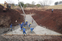 Obra de correção de greide de pontos de alagamentos da rodovia PR-650 entre Godoy Moreira e São João do Ivaí  -  Curitiba, 08/10/2021  -  Foto: DER