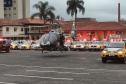 As unidades da Polícia Militar de todo o estado estão nesta sexta-feira (08/10) reforçando o policiamento ostensivo e preventivo nas áreas urbanas e rurais, eixos comerciais e residenciais. A atividade é da megaoperação Fecha Quartel do Comando-Geral da PM, coordenada pelo Subcomando-Geral, que conta com a aplicação de todo o efetivo administrativo dos Batalhões e Companhias Independentes. -  Curitiba, 08/10/2021  - Foto: PMPR