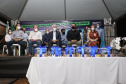 No evento de inauguração do Meu Campinho, o governador em exercício também fez o repasse de kits de robótica do Governo do Estado ao município. Foto: Gustavo Pontes/SEDU