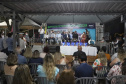 O governador em exercício Darci Piana inaugurou nesta sexta-feira (8) uma unidade do programa Meu Campinho em Munhoz de Mello, no distrito de Fernão Dias, na região Norte do Paraná. O projeto recebeu R$ 269 mil do Governo do Estado, por meio da Secretaria do Desenvolvimento Urbano e de Obras Públicas.Fotoz: Gustavo Pontes/SEDU
