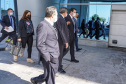Em reunião com executivos da Emirates, Governador busca voo direto entre Paraná e Dubai. Foto: Governo do Paraná