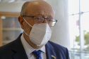 Governador em exercicio Darci Piana recebe o embaixador da Espanha no Brasil, Fernando Garcia Casas, a cônsul honorária da Espanha em Curitiba, Blanca Hernando Barco e a  diretora do Instituto Cervantes, Rosa Sánchez-Cascado  -  Curitiba, 13/10/2021  -  Foto Gilson Abreu/AEN