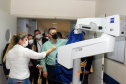 A Secretaria de Estado da Saúde (Sesa) assinou um termo de cooperação técnico científica nesta quarta-feira (13) para implantação e desenvolvimento de atividades de ensino, pesquisa e expansão no Hospital Regional do Litoral (HRL) de Paranaguá, em parceria com a Universidade Estadual do Paraná (Unespar). - Paranaguá, 13/10/2021  -  Foto: Américo Antonio/SESA