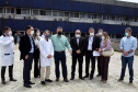 A Secretaria de Estado da Saúde (Sesa) assinou um termo de cooperação técnico científica nesta quarta-feira (13) para implantação e desenvolvimento de atividades de ensino, pesquisa e expansão no Hospital Regional do Litoral (HRL) de Paranaguá, em parceria com a Universidade Estadual do Paraná (Unespar). - Paranaguá, 13/10/2021  -  Foto: Américo Antonio/SESA