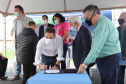 O governador em exercício Darci Piana e o secretário estadual da Saúde, Beto Preto, entregam nesta quarta-feira (13), veículos da Estratégia da Saúde da Família aos municípios da 1ª Regional de Saúde de Paranaguá, além de computadores para renovação e modernização do parque tecnológico da Sesa.13/10/2021 - Foto: Geraldo Bubniak/AEN