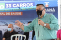 O governador em exercício Darci Piana e o secretário estadual da Saúde, Beto Preto, entregam nesta quarta-feira (13), veículos da Estratégia da Saúde da Família aos municípios da 1ª Regional de Saúde de Paranaguá, além de computadores para renovação e modernização do parque tecnológico da Sesa.13/10/2021 - Foto: Geraldo Bubniak/AEN
