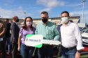 O governador em exercício Darci Piana e o secretário estadual da Saúde, Beto Preto, entregam nesta quarta-feira (13), veículos da Estratégia da Saúde da Família aos municípios da 1ª Regional de Saúde de Paranaguá, além de computadores para renovação e modernização do parque tecnológico da Sesa.13/10/2021 - Foto: Geraldo Bubniak/AEN