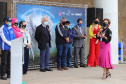 O governador em exercício Darci Piana participa nesta quinta-feira (14), da abertura da Expedição Filhas do Paraná - Rota deMototurismo no Palacio Iguaçu . Na foto, Fabiana Cristina de Campos   da Secretaria de Estado do Desenvolvimento Sustentável e do Turismo.  14/10/2021 - Foto: Geraldo Bubniak/AEN