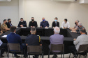 A Paraná Turismo realizou nesta quinta-feira (14), em Foz do Iguaçu, uma reunião com entidades do setor, para discutir estratégias para melhorar a segurança dos turistas na região da fronteira. A reunião contou com o apoio da Secretaria de Segurança Pública do Paraná. - Curitiba, 14/10/2021 - Foto: SEDEST