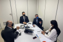 Representantes da Secretaria Estadual de Saúde (Sesa) se reuniram nesta segunda-feira (18) com o Ministério da Saúde, em Brasília, para debater o cenário pós-Covid. O principal assunto em pauta foi a manutenção e destino de 600 leitos de UTI habilitados no Paraná ao longo da pandemia. Foto: SESA