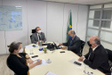 Representantes da Secretaria Estadual de Saúde (Sesa) se reuniram nesta segunda-feira (18) com o Ministério da Saúde, em Brasília, para debater o cenário pós-Covid. O principal assunto em pauta foi a manutenção e destino de 600 leitos de UTI habilitados no Paraná ao longo da pandemia. Foto: SESA
