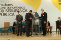 O vice governador Darci Piana participa  nesta quarta-feira  (20) do lançamento de programa de cursos de atualização profissional e de especialização nas áreas de Polícia Comunitária, Mediação de Conflitos e Análise Criminal para 6,2 mil profissionais de todo o Paraná,  no Palacio Iguacu.   Curitiba, 20/10/2021 -  Foto: Geraldo Bubniak/AEN