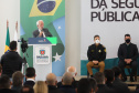 O vice governador Darci Piana participa  nesta quarta-feira  (20) do lançamento de programa de cursos de atualização profissional e de especialização nas áreas de Polícia Comunitária, Mediação de Conflitos e Análise Criminal para 6,2 mil profissionais de todo o Paraná,  no Palacio Iguacu.   Curitiba, 20/10/2021 -  Foto: Geraldo Bubniak/AEN