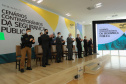 O vice governador Darci Piana participa  nesta quarta-feira  (20) do lançamento de programa de cursos de atualização profissional e de especialização nas áreas de Polícia Comunitária, Mediação de Conflitos e Análise Criminal para 6,2 mil profissionais de todo o Paraná,  no Palacio Iguacu.   Curitiba, 20/10/2021 -  Foto: Geraldo Bubniak/AEN