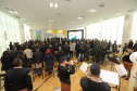 O vice governador Darci Piana participa  nesta quarta-feira  (20) do lançamento de programa de cursos de atualização profissional e de especialização nas áreas de Polícia Comunitária, Mediação de Conflitos e Análise Criminal para 6,2 mil profissionais de todo o Paraná,  no Palacio Iguacu.   Curitiba, 20/10/2021 -  Foto: Geraldo Bubniak/AEN