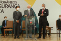 O vice governador Darci Piana participa  nesta quarta-feira  (20) do lançamento de programa de cursos de atualização profissional e de especialização nas áreas de Polícia Comunitária, Mediação de Conflitos e Análise Criminal para 6,2 mil profissionais de todo o Paraná,  no Palacio Iguacu.   Curitiba, 20/10/2021 -  Foto: Geraldo Bubniak/AEN