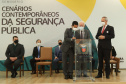 O vice governador Darci Piana participa  nesta quarta-feira  (20) do lançamento de programa de cursos de atualização profissional e de especialização nas áreas de Polícia Comunitária, Mediação de Conflitos e Análise Criminal para 6,2 mil profissionais de todo o Paraná,  no Palacio Iguacu.   Curitiba, 20/10/2021 -  Foto: Geraldo Bubniak/AEN