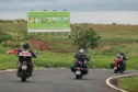 A expedição Filhas do Paraná, organizada pelo grupo de mulheres motociclistas Filhas do Vento e da Liberdade com o apoio da Secretaria do Desenvolvimento Sustentável e do Turismo (Sedest), Paraná Turismo, Instituto Água e Terra (IAT), Paraná Esporte e da E-Paraná Comunicação, chegou nesta quarta-feira (20) à marca de mil quilômetros rodados. Foto: Alessandro Vieira/SEDEST