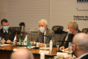 O vice governador Darci Piana recebe  nesta quarta-feira  (20), o embaixador do Estado de Israel, Daniel Zohar-Zonshine. Paraná e Estado de Israel discutem cooperação  para intercâmbio de experiência em tecnologia agricolas. Curitiba, 20/10/2021 -  Foto: Geraldo Bubniak/AEN