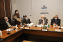 O vice governador Darci Piana recebe  nesta quarta-feira  (20), o embaixador do Estado de Israel, Daniel Zohar-Zonshine. Paraná e Estado de Israel discutem cooperação  para intercâmbio de experiência em tecnologia agricolas. Curitiba, 20/10/2021 -  Foto: Geraldo Bubniak/AEN