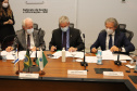 O vice governador Darci Piana recebe  nesta quarta-feira  (20), o embaixador do Estado de Israel, Daniel Zohar-Zonshine. Paraná e Estado de Israel discutem cooperação  para intercâmbio de experiência em tecnologia agricolas. Curitiba, 20/10/2021 -  Foto: Geraldo Bubniak/AEN