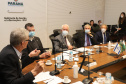 O vice governador Darci Piana recebe  nesta quarta-feira  (20), o embaixador do Estado de Israel, Daniel Zohar-Zonshine. Paraná e Estado de Israel discutem cooperação  para intercâmbio de experiência em tecnologia agricolas. Curitiba, 20/10/2021 -  Foto: Camila Tonett/Vicegovernadoria