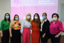 A Secretaria de Estado da Saúde (Sesa) reforçou as ações de cuidados com a saúde da mulher, ligadas à campanha Paraná Rosa, em Londrina, durante o evento do Planejamento Regional Integrado (PRI), nesta quarta-feira (20). A iniciativa, que já está na 3ª edição, tem por objetivo prevenir o câncer de mama e colo do útero, além de outras doenças que colocam em risco a saúde das mulheres. - Londrina, 20/10/2021 - Foto: Américo Antonio/SESA