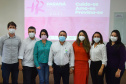 A Secretaria de Estado da Saúde (Sesa) reforçou as ações de cuidados com a saúde da mulher, ligadas à campanha Paraná Rosa, em Londrina, durante o evento do Planejamento Regional Integrado (PRI), nesta quarta-feira (20). A iniciativa, que já está na 3ª edição, tem por objetivo prevenir o câncer de mama e colo do útero, além de outras doenças que colocam em risco a saúde das mulheres. - Londrina, 20/10/2021 - Foto: Américo Antonio/SESA