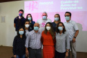 A Secretaria de Estado da Saúde (Sesa) reforçou as ações de cuidados com a saúde da mulher, ligadas à campanha Paraná Rosa, em Londrina, durante o evento do Planejamento Regional Integrado (PRI), nesta quarta-feira (20). A iniciativa, que já está na 3ª edição, tem por objetivo prevenir o câncer de mama e colo do útero, além de outras doenças que colocam em risco a saúde das mulheres. - Londrina, 20/10/2021 - Foto: Américo Antonio/SESA