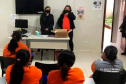 Mais unidades do sistema prisional do Paraná receberam coletores menstruais neste mês de outubro. Desta vez, o projeto do Coletivo Igualdade Menstrual distribuiu cerca de 600 unidades somadas as Cadeias Públicas Femininas de Londrina, Santo Antonio da Platina e Apucarana. Todas as unidades pertencem a Regional de Londrina do Departamento Penitenciário do Paraná (Depen). - Curitiba, 21/10/2021 - Foto: Depen-Pr