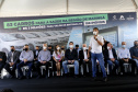 O governador Carlos Massa Ratinho Junior entrega 83 veículos para a Regional de Saúde de Maringá. Gilson Abreu/AEN