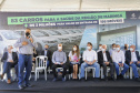 O governador Carlos Massa Ratinho Junior entrega 83 veículos para a Regional de Saúde de Maringá. Gilson Abreu/AEN