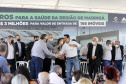 O governador Carlos Massa Ratinho Junior entrega 83 veículos para a Regional de Saúde de Maringá. Gilson Abreu/AEN